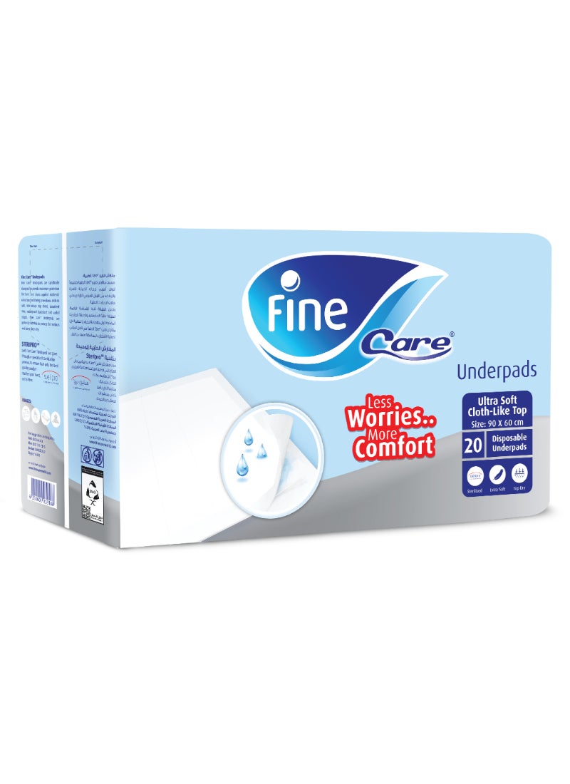 Fine Care Medical Pads - Small Size 90x60cm
